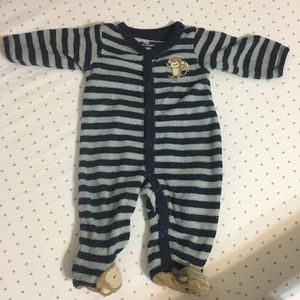 Carter’s terrycloth monkey footie sleeper